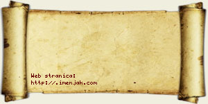 Jovana Kozničanin vizit kartica